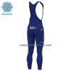 Calzamaglia con bretelle 2022 BikeExchange Jayco Winter Invernale Blu